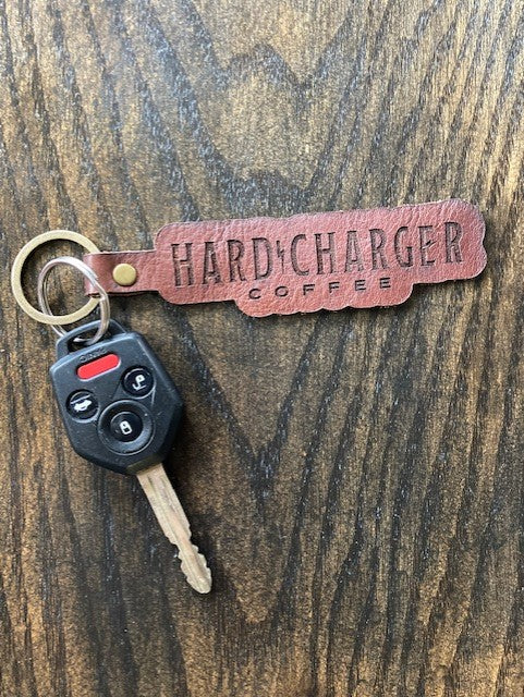 Hand-crafted premium leather keychain